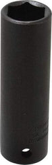 Proto - 1/2" Drive 18mm Deep Thin Wall Impact Socket - 6 Points, 3-1/4" OAL - Apex Tool & Supply