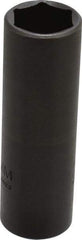Proto - 1/2" Drive 19mm Deep Thin Wall Impact Socket - 6 Points, 3-1/4" OAL - Apex Tool & Supply