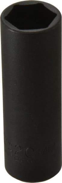 Proto - 1/2" Drive 20mm Deep Thin Wall Impact Socket - 6 Points, 3-1/4" OAL - Apex Tool & Supply