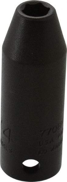 Proto - 3/8" Drive 1/4" Deep Thin Wall Impact Socket - 6 Points, 2" OAL - Apex Tool & Supply