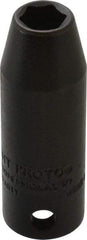 Proto - 3/8" Drive 5/16" Deep Thin Wall Impact Socket - 6 Points, 2" OAL - Apex Tool & Supply