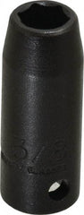 Proto - 3/8" Drive 3/8" Deep Thin Wall Impact Socket - 6 Points, 1-3/4" OAL - Apex Tool & Supply