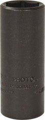 Proto - 3/8" Drive 9/16" Deep Thin Wall Impact Socket - 6 Points, 2" OAL - Apex Tool & Supply