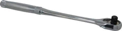Proto - 3/8" Drive Pear Head Ratchet - Chrome Finish, 11" OAL, 45 Gear Teeth, Long Full Polished Handle, Standard Head - Apex Tool & Supply