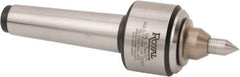 Royal Products - Straight Shank, 2-1/4" Head Diam Live Center - 5,000 Max RPM, 1.69" Long Case, 1/2" Point Diam, 0.94" Point Len, 350 Lb Max Workpiece, Spring Loaded Point - Apex Tool & Supply