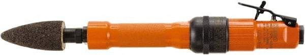 Dotco - 6mm Collet, Straight Handle, Air Extended Length Die Grinder - 12,000 RPM, Side Exhaust, 30 CFM, 1.4 hp, 90 psi, 9.5mm Inlet - Apex Tool & Supply