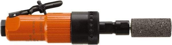 Dotco - 6mm Collet, Straight Handle, Air Straight Die Grinder - 24,000 RPM, Side Exhaust, 38 CFM, 0.9 hp, 90 psi, 6.3mm Inlet - Apex Tool & Supply