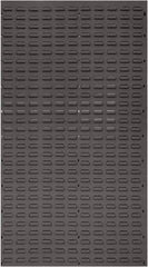 Quantum Storage - 36" Wide x 61" High, Gray Louvered Bin Panel - Use with Stack and Hang Bins - Apex Tool & Supply