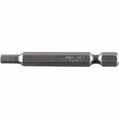 Wiha - 0.218" Power Bit - 1/4" Drive, 2" OAL - Apex Tool & Supply