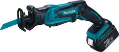 Makita - 18V, 0 to 3,000 SPM, Cordless Reciprocating Saw - 1/2" Stroke Length, 16" Saw Length, 2 Lithium-Ion Batteries Included - Apex Tool & Supply