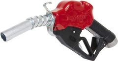 Tuthill - 30 GPM, Gasoline, Kerosene & Diesel Fuel 1" Auto Nozzle with Hook - 1" Inlet, 1" Outlet - Apex Tool & Supply