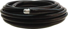 Continental ContiTech - 25' Long, 3/8 Male Rigid x Male Swivel, -20 to 250°F, Nitrile High Temp & High Pressure Hose - 3/8" ID x 0.69" OD, Black, 4,000 Max psi - Apex Tool & Supply