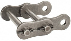 U.S. Tsubaki - 1" Pitch, ANSI 80-2, Cottered Roller Chain Connecting Link - For Use with Double Strand Chain - Apex Tool & Supply