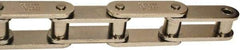 U.S. Tsubaki - 1-1/2" Pitch, ANSI C2060H, Double Pitch Roller Chain - Chain No. 60HNP, 9,000 Lb. Capacity, 15/32" Roller Diam, 1/2" Roller Width - Apex Tool & Supply
