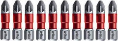 Wiha - PZ.3 Posidriv Screwdriver Bit - 1/4" Drive, 1-9/64" OAL - Apex Tool & Supply