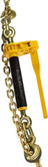 Peerless Chain - 12,000 Lbs. Load Limit Ratchet Loadbinder - 1/2 Inch Max Chain Size, 6 Inch Take Up, Chain Grade 80 - Apex Tool & Supply