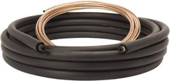 Mueller Industries - 35' Long, LL - 1/4, SL - 1/2" OD, Copper Refrigeration Tube - LL - .030, SL - .032" Wall Thickness, 9.03 Lb per Coil - Apex Tool & Supply