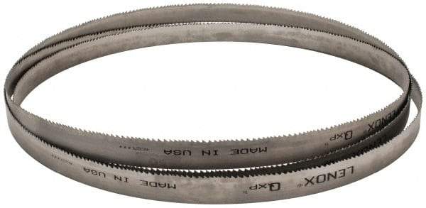 Lenox - 5 to 8 TPI, 13' 3" Long x 1" Wide x 0.035" Thick, Welded Band Saw Blade - Bi-Metal, Toothed Edge, Raker Tooth Set, Flexible Back, Contour Cutting - Apex Tool & Supply
