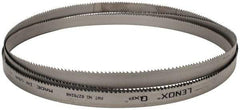 Lenox - 4 to 6 TPI, 13' 6" Long x 1" Wide x 0.035" Thick, Welded Band Saw Blade - Bi-Metal, Toothed Edge, Raker Tooth Set, Flexible Back, Contour Cutting - Apex Tool & Supply