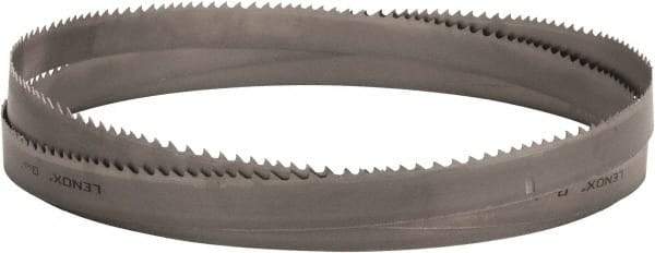 Lenox - 2 to 3 TPI, 15' Long x 1-1/2" Wide x 0.05" Thick, Welded Band Saw Blade - Bi-Metal, Toothed Edge, Raker Tooth Set, Flexible Back, Contour Cutting - Apex Tool & Supply