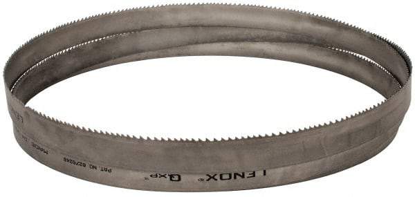 Lenox - 4 to 6 TPI, 13' 6" Long x 1-1/4" Wide x 0.042" Thick, Welded Band Saw Blade - Bi-Metal, Toothed Edge, Raker Tooth Set, Flexible Back, Contour Cutting - Apex Tool & Supply