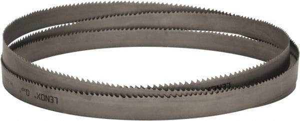 Lenox - 3 to 4 TPI, 13' 6" Long x 1-1/4" Wide x 0.042" Thick, Welded Band Saw Blade - Bi-Metal, Toothed Edge, Raker Tooth Set, Flexible Back, Contour Cutting - Apex Tool & Supply