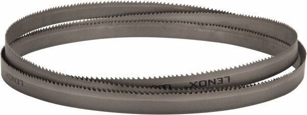 Lenox - 4 to 6 TPI, 12' 3" Long x 1" Wide x 0.035" Thick, Welded Band Saw Blade - Bi-Metal, Toothed Edge, Raker Tooth Set, Flexible Back, Contour Cutting - Apex Tool & Supply