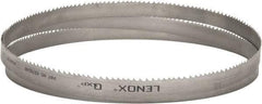 Lenox - 3 to 4 TPI, 11' 6" Long x 1" Wide x 0.035" Thick, Welded Band Saw Blade - Bi-Metal, Toothed Edge, Raker Tooth Set, Flexible Back, Contour Cutting - Apex Tool & Supply
