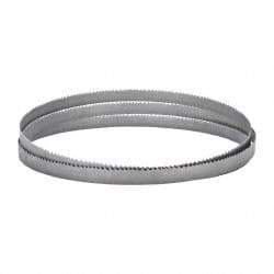 Lenox - 3 to 4 TPI, 12' 10" Long x 1" Wide x 0.035" Thick, Welded Band Saw Blade - Bi-Metal, Toothed Edge, Raker Tooth Set, Flexible Back, Contour Cutting - Apex Tool & Supply