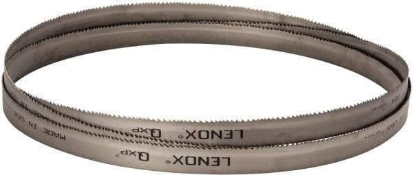 Lenox - 5 to 8 TPI, 12' 10" Long x 1" Wide x 0.035" Thick, Welded Band Saw Blade - Bi-Metal, Toothed Edge, Raker Tooth Set, Flexible Back, Contour Cutting - Apex Tool & Supply