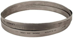Lenox - 4 to 6 TPI, 12' Long x 1-1/4" Wide x 0.042" Thick, Welded Band Saw Blade - Bi-Metal, Toothed Edge, Raker Tooth Set, Flexible Back, Contour Cutting - Apex Tool & Supply
