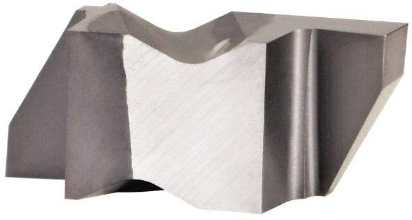 Kennametal - 3094NG Grade KCU10, 2.39mm Cutting Width Carbide Grooving Insert - 3.81mm Max Depth of Cut, Right Hand, 0.19mm Corner Radius, AlTiN Finish - Apex Tool & Supply