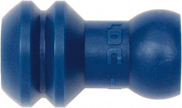 Loc-Line - 1/4" Hose ID, Male to Female Coolant Hose Lathe Adapter - Unthreaded, For Loc-Line Modular Hose Systems - Apex Tool & Supply