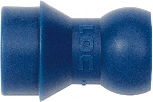 Loc-Line - 1/4" Hose ID, Male to Male Coolant Hose Lathe Adapter - Unthreaded, For Loc-Line Modular Hose Systems - Apex Tool & Supply