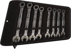 Wera - 8 Piece, 5/16" to 3/4", Combination Wrench Set - Inch Measurement Standard, Chrome Vanadium Finish, Comes in Canvas Tool Holster - Apex Tool & Supply