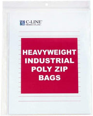 C-LINE - 1-1/2" Long x 14" Wide x 10-1/4" High, 0.004 mil Thick, Self Seal Antistatic Poly Bag - Clear, Heavyweight Grade - Apex Tool & Supply