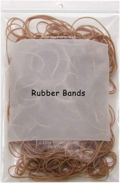 C-LINE - 5" Long x 13" Wide x 12" High, 0.002 mil Thick, Self Seal Antistatic Poly Bag - Clear & White - Apex Tool & Supply