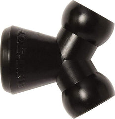 Loc-Line - 1/4" Hose Inside Diam, Coolant Hose Y-Fitting - For Use with Loc-Line Modular Hose System, 20 Pieces - Apex Tool & Supply