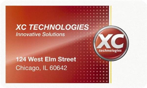 FELLOWES - 100 Piece, 5mm Thick, Business Card/ID Protectors Pouch - 3" Wide x 2" High - Apex Tool & Supply