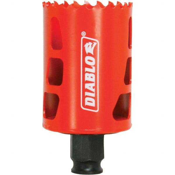Freud - 1-7/8" Diam, 2-3/8" Cutting Depth, Hole Saw - Bi-Metal Saw, Toothed Edge - Apex Tool & Supply