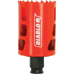 Freud - 1-7/8" Diam, 2-3/8" Cutting Depth, Hole Saw - Bi-Metal Saw, Toothed Edge - Apex Tool & Supply