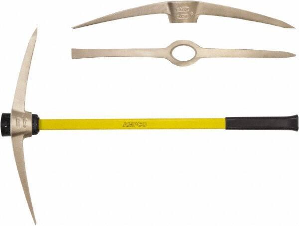 Ampco - 123 oz Head Railroad Pick - 37" OAL, Fiberglass - Apex Tool & Supply