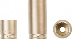 Ampco - 1/2" Drive 5/8" Standard Nonsparking Impact Socket - 6 Points - Apex Tool & Supply