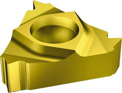 Sandvik Coromant - 166 Internal Right Hand 14 UN Laydown Threading Insert - Grade 1020, TiN Coated Carbide, 6.35mm Inscribed Circle - Apex Tool & Supply