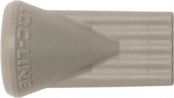 Loc-Line - 1/4" Hose Inside Diam, Coolant Hose Nozzle - Unthreaded, for Use with Loc-Line Modular Hose System, 20 Pieces - Apex Tool & Supply