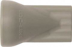 Loc-Line - 1/2" Hose Inside Diam x 1/8" Nozzle Diam, Coolant Hose Nozzle - Unthreaded, for Use with Loc-Line Modular Hose System, 20 Pieces - Apex Tool & Supply
