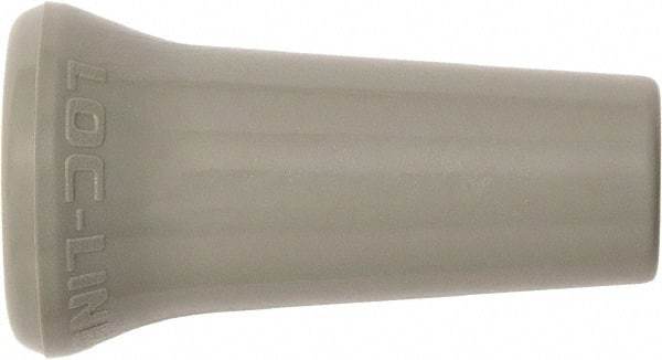 Loc-Line - 1/4" Hose Inside Diam x 1/4" Nozzle Diam, Coolant Hose Nozzle - Unthreaded, for Use with Loc-Line Modular Hose System, 50 Pieces - Apex Tool & Supply