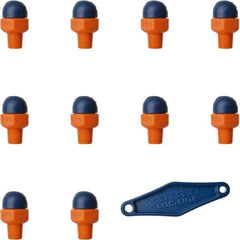 Loc-Line - 1/8" Hose Inside Diam x 5/32" Nozzle Diam, High-Pressure Coolant Hose Nozzle - NPT, for Use with Loc-Line Modular Hose System, 10 Pieces - Apex Tool & Supply