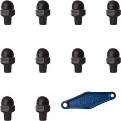 Loc-Line - 1/8" Hose Inside Diam, High-Pressure Coolant Hose Nozzle - NPT, for Use with Loc-Line Modular Hose System, 10 Pieces - Apex Tool & Supply