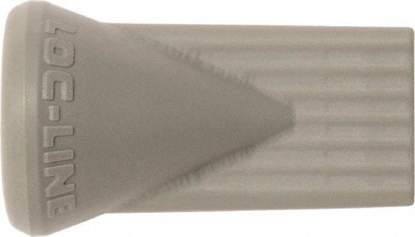 Loc-Line - 1/4" Hose Inside Diam, Coolant Hose Nozzle - Unthreaded, for Use with Loc-Line Modular Hose System, 20 Pieces - Apex Tool & Supply